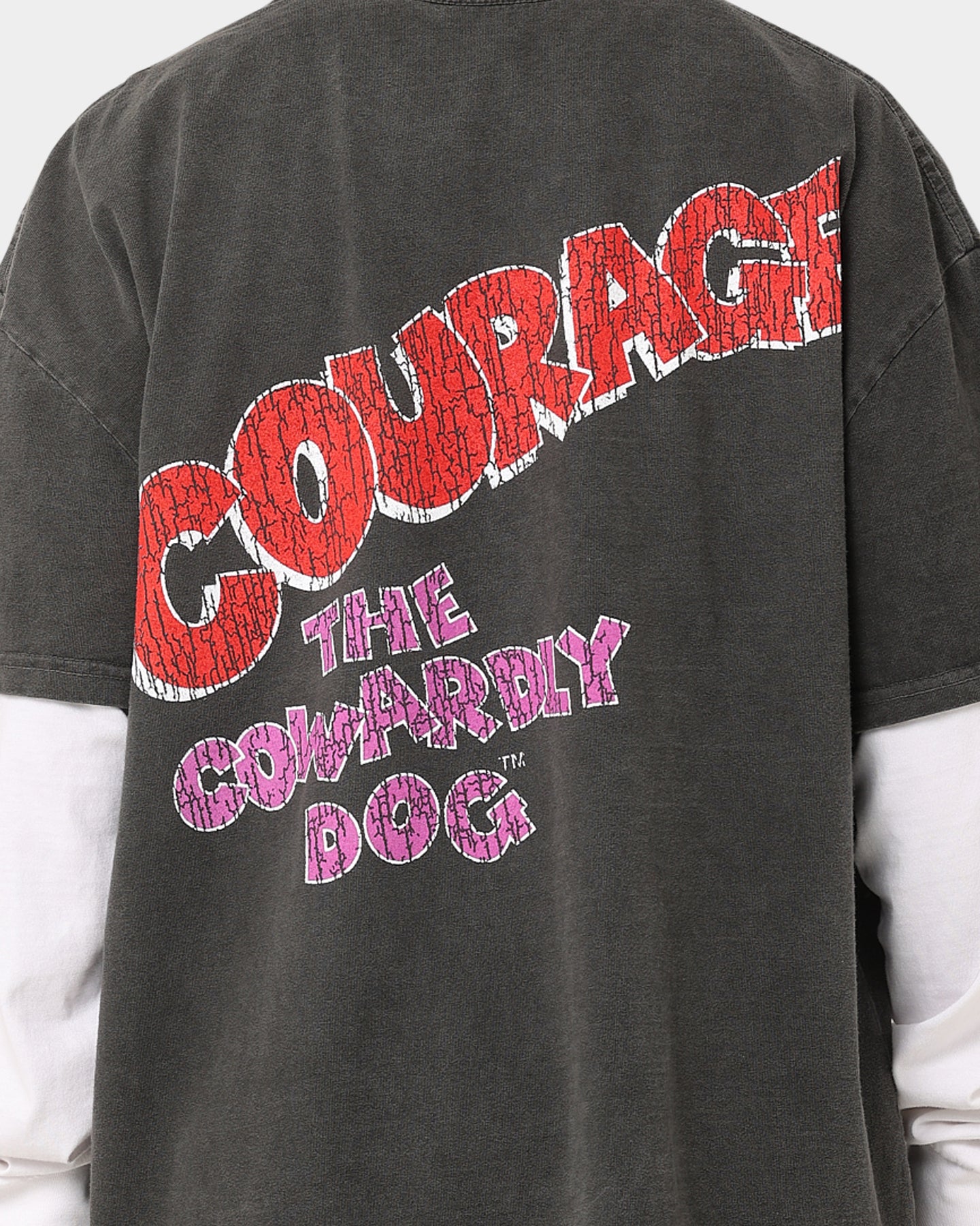 American Thrift X Cartoon Network Courage Heavyweight Vintage T-Shirt
