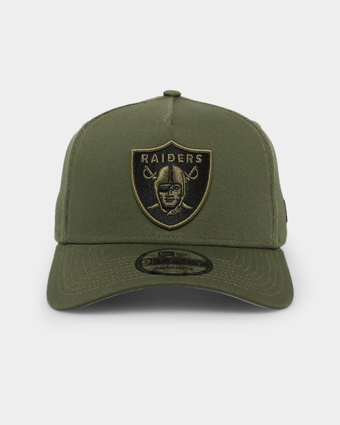 New Era Las Vegas Raiders 'Olive/Grey Undervisor' 9FORTY A-Frame Snapback Olive/Black