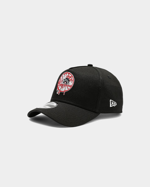 New Era New York Yankees Drip Logo 9FORTY A-Frame Snapback Black ...