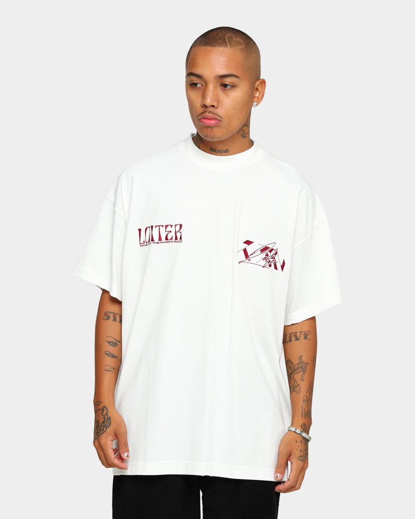 Loiter Convoy Distressed Vintage T-Shirt Off White | Culture Kings US