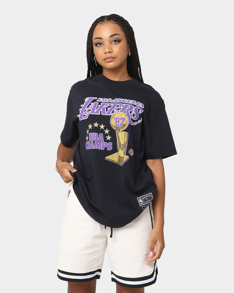 Los Angeles Lakers 87 NBA Champs Lakers T-Shirt By Mitchell & Ness