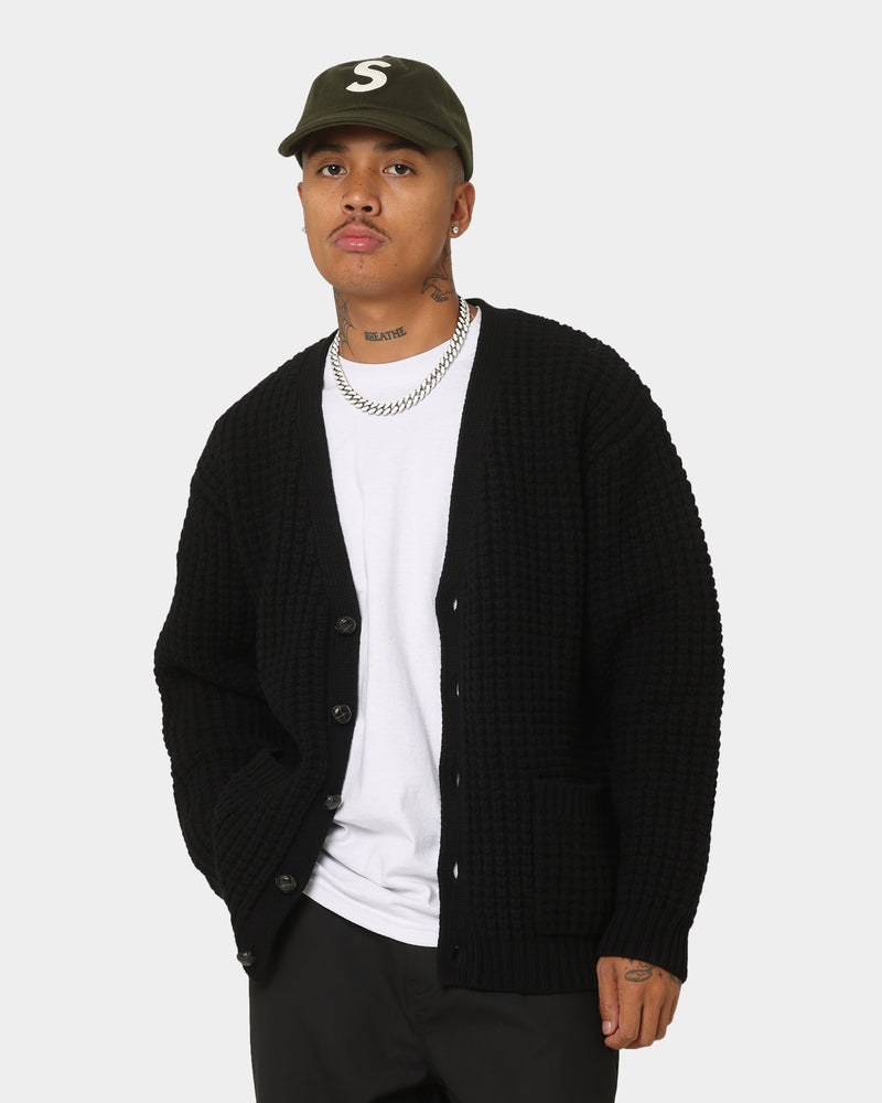 ブリヤンテス・レッド Supreme waffle Knit cardigan M カーディガン