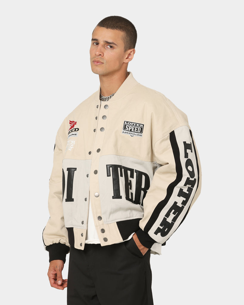 新品 SC SubCulture TWO-TONE SPORT JACKET素材ウールラムレザーキュプラ