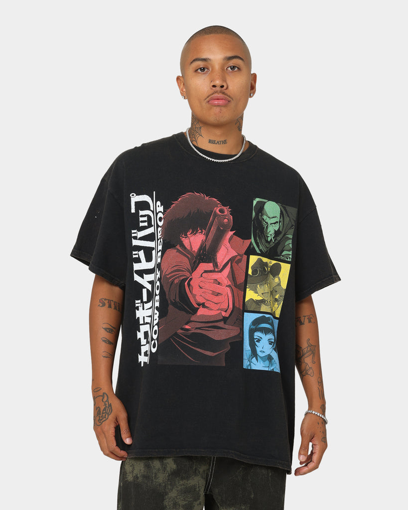 Goat Crew X Cowboy Bebop Group Premium Vintage T-Shirt Vintage Black ...