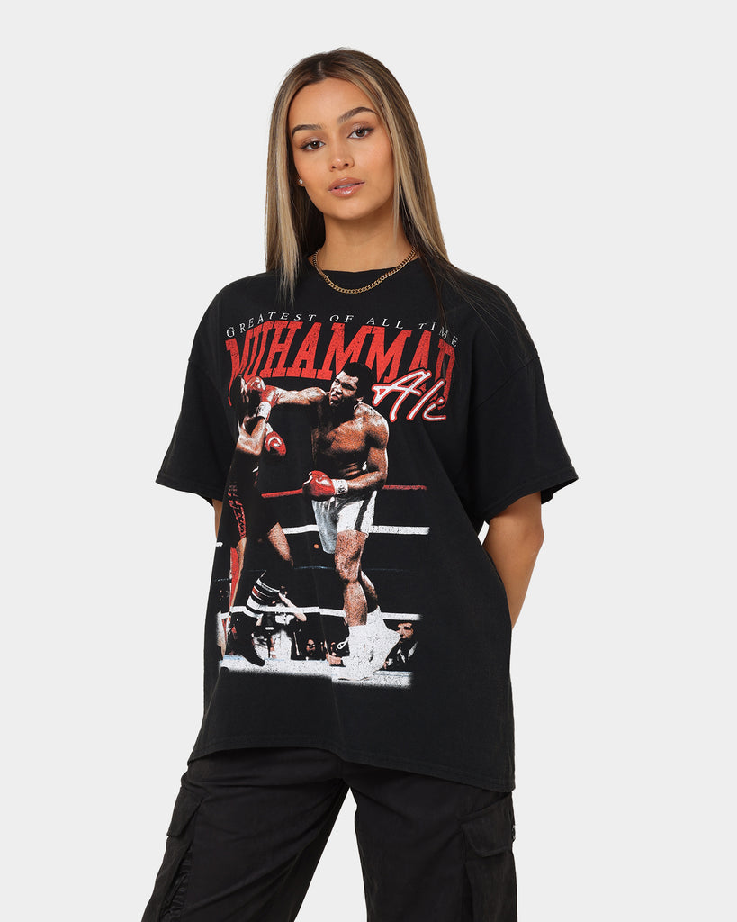 Goat Crew X Muhammad Ali Knock Out T-Shirt Black Wash | Culture Kings US