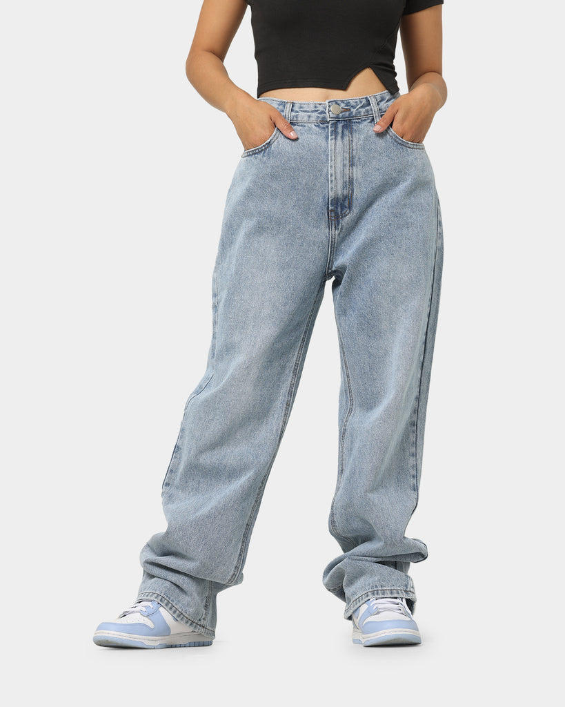 XXIII Women's Brittany Nineties Baby Jeans Washed Blue | Culture Kings US