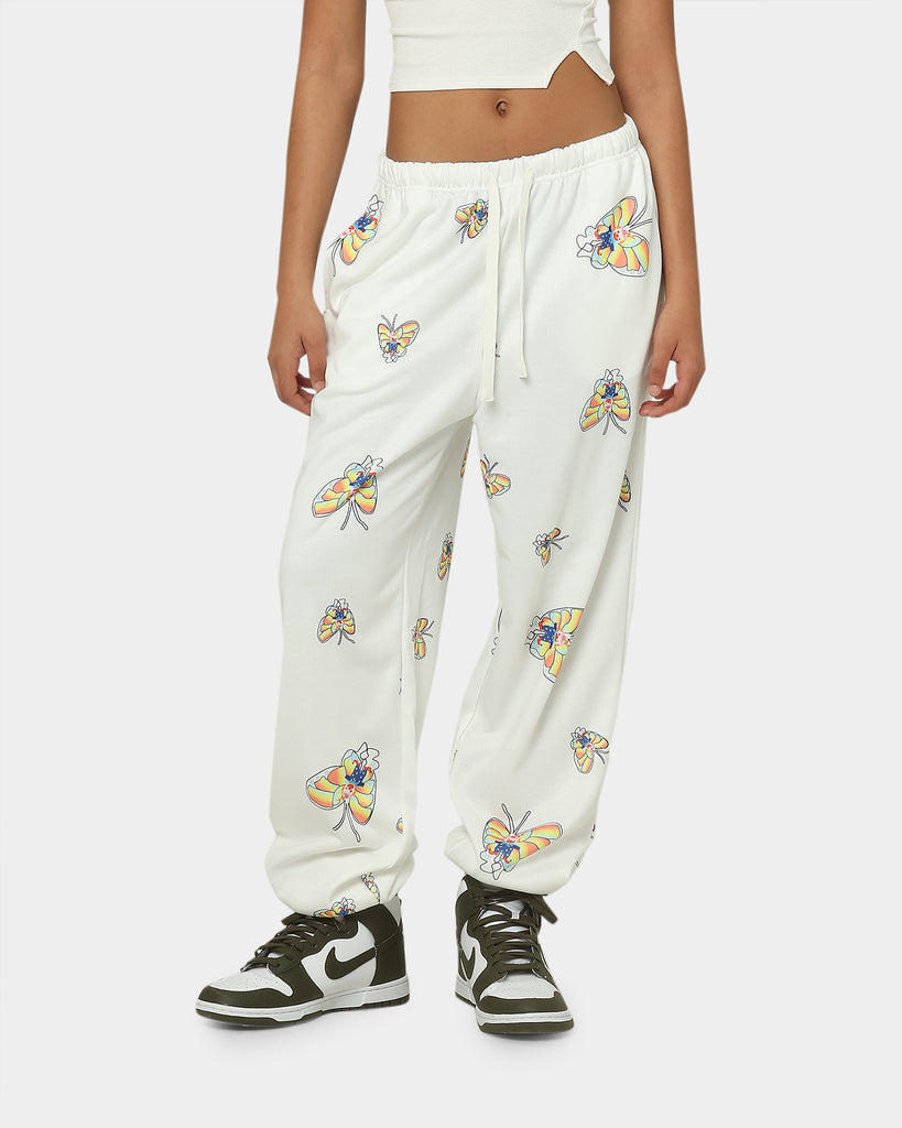 XXIII Butterfly Print Track Pants White | Culture Kings US