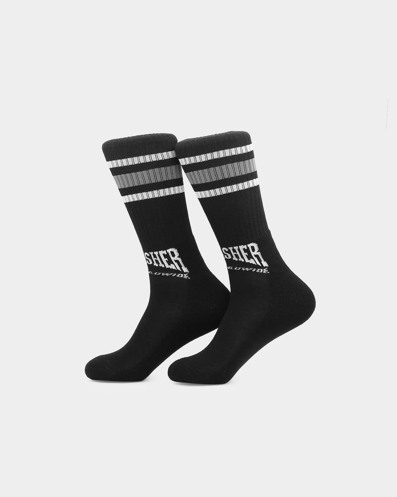 HUF X Thrasher Centerfield Socks Black | Culture Kings US