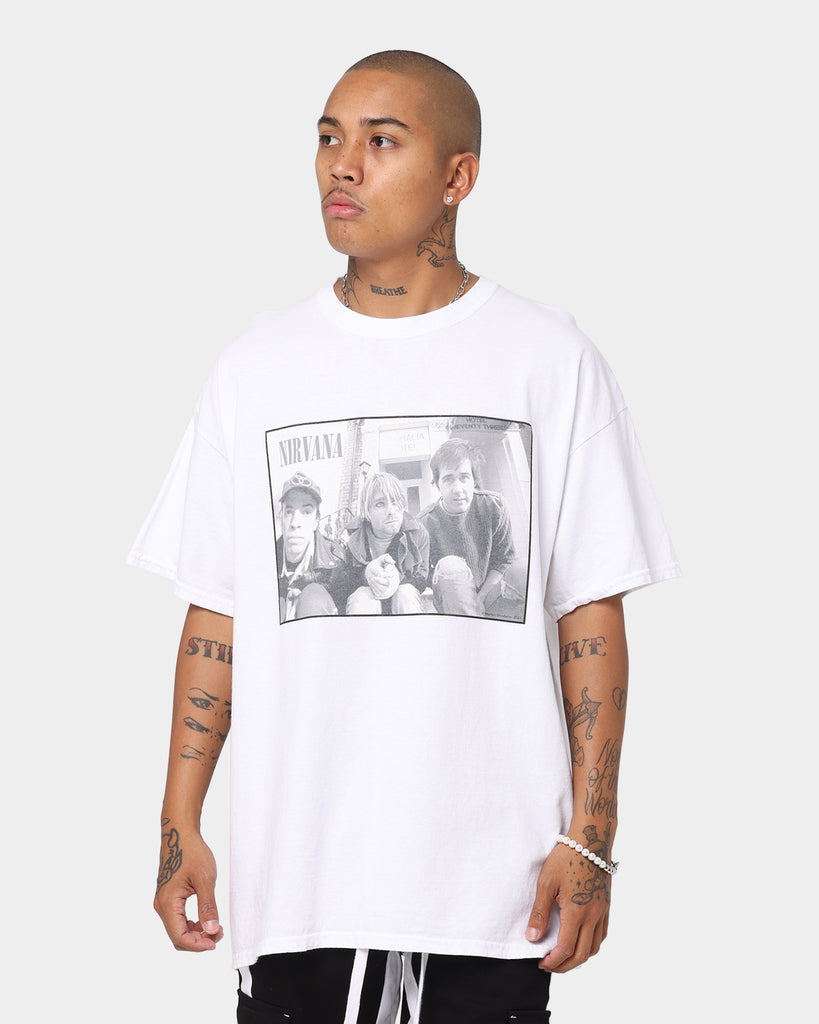 Nirvana Band Photo Vintage T-Shirt White | Culture Kings US