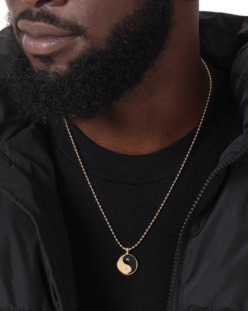 Wild For The Weekend Yin Yang Pendant Gold | Culture Kings US