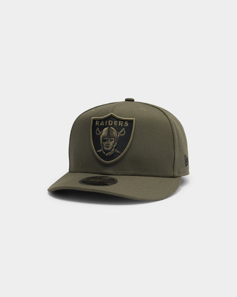 olive green raiders hat