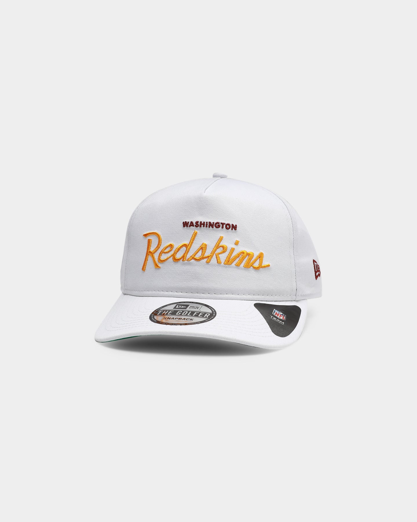 New Era Washington Football Team Script Old Golfer Snapback White