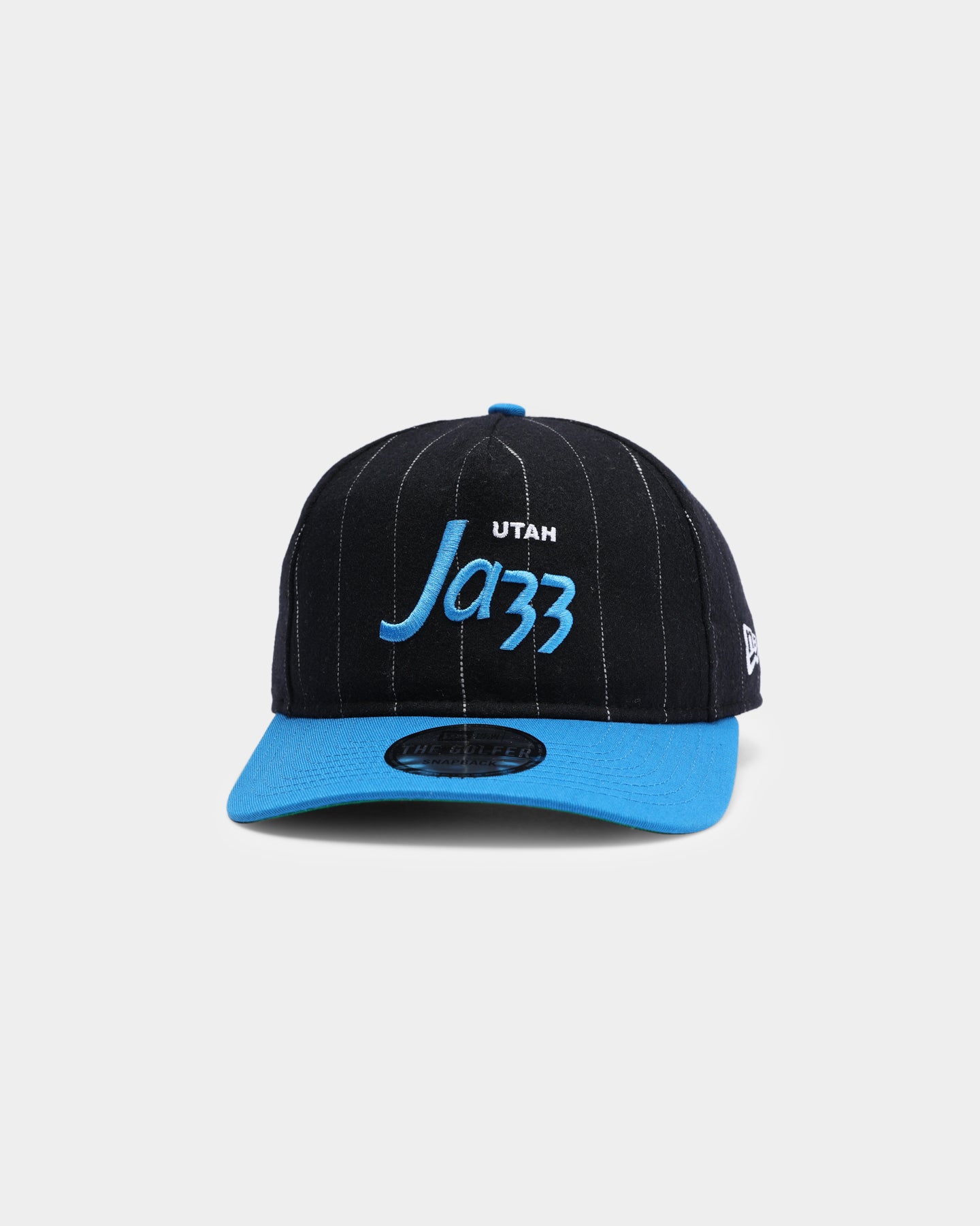 New Era Utah Jazz Pinstripe 2 Tone Old Golfer Snapback Pinstripe