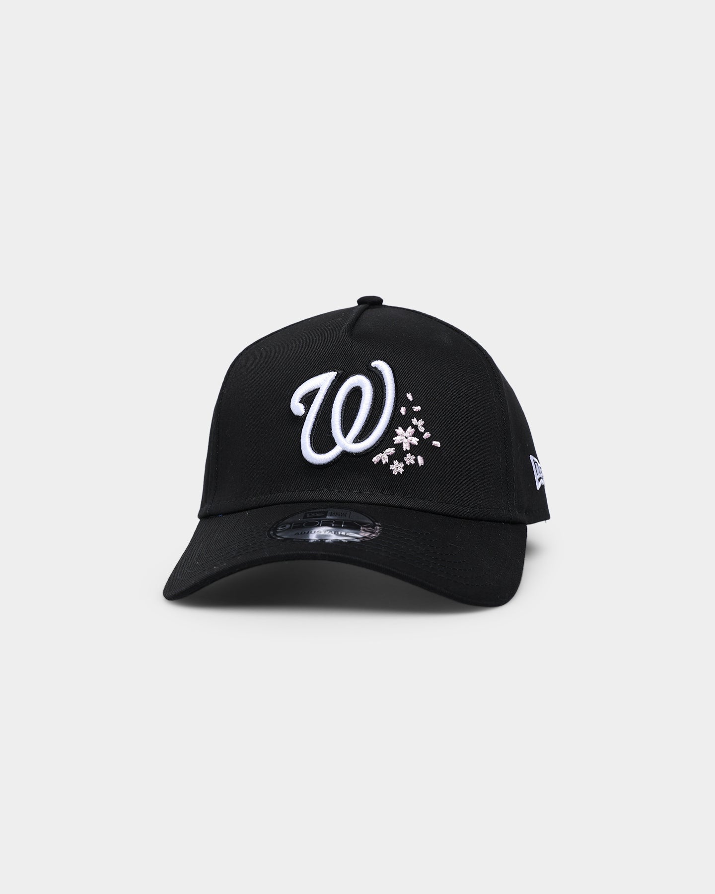 New Era Washington Nationals Black Blossom 9FORTY A-Frame Snapback Black/Blossom