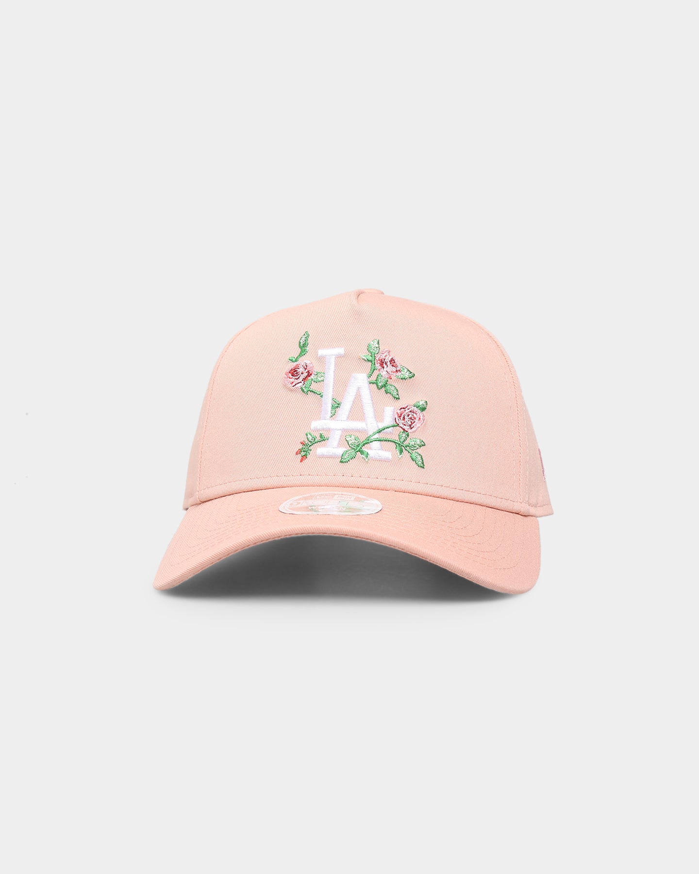 New Era Women’s Los Angeles Dodgers ‘Pink Rose Emblem’ 9FORTY A-Frame Snapback Pink