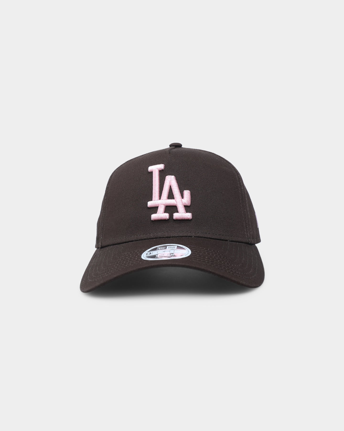 New Era Women’s Los Angeles Dodgers 9FORTY A-Frame Casual Strapback Brown/Pink