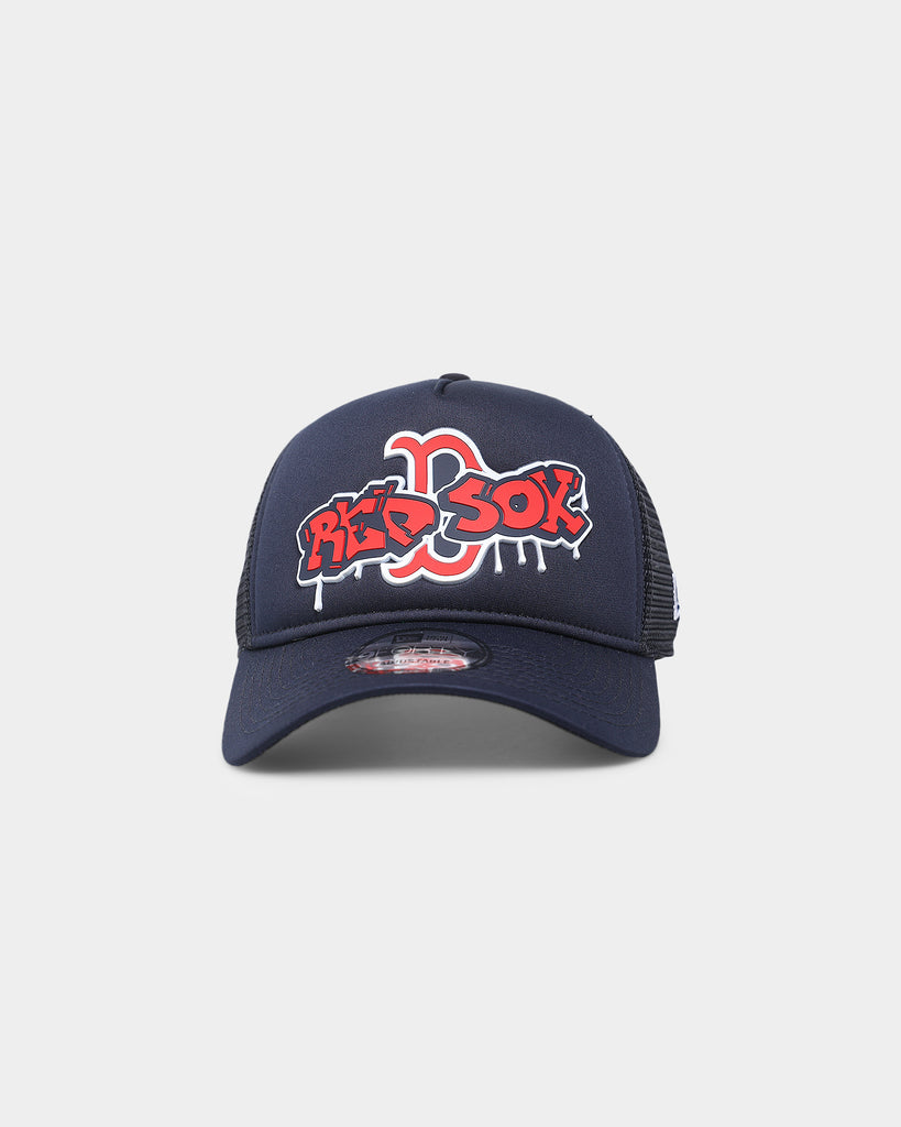 New Era Boston Red Sox 'Graffiti Design' Foam Front 9FORTY A-Frame Tru ...