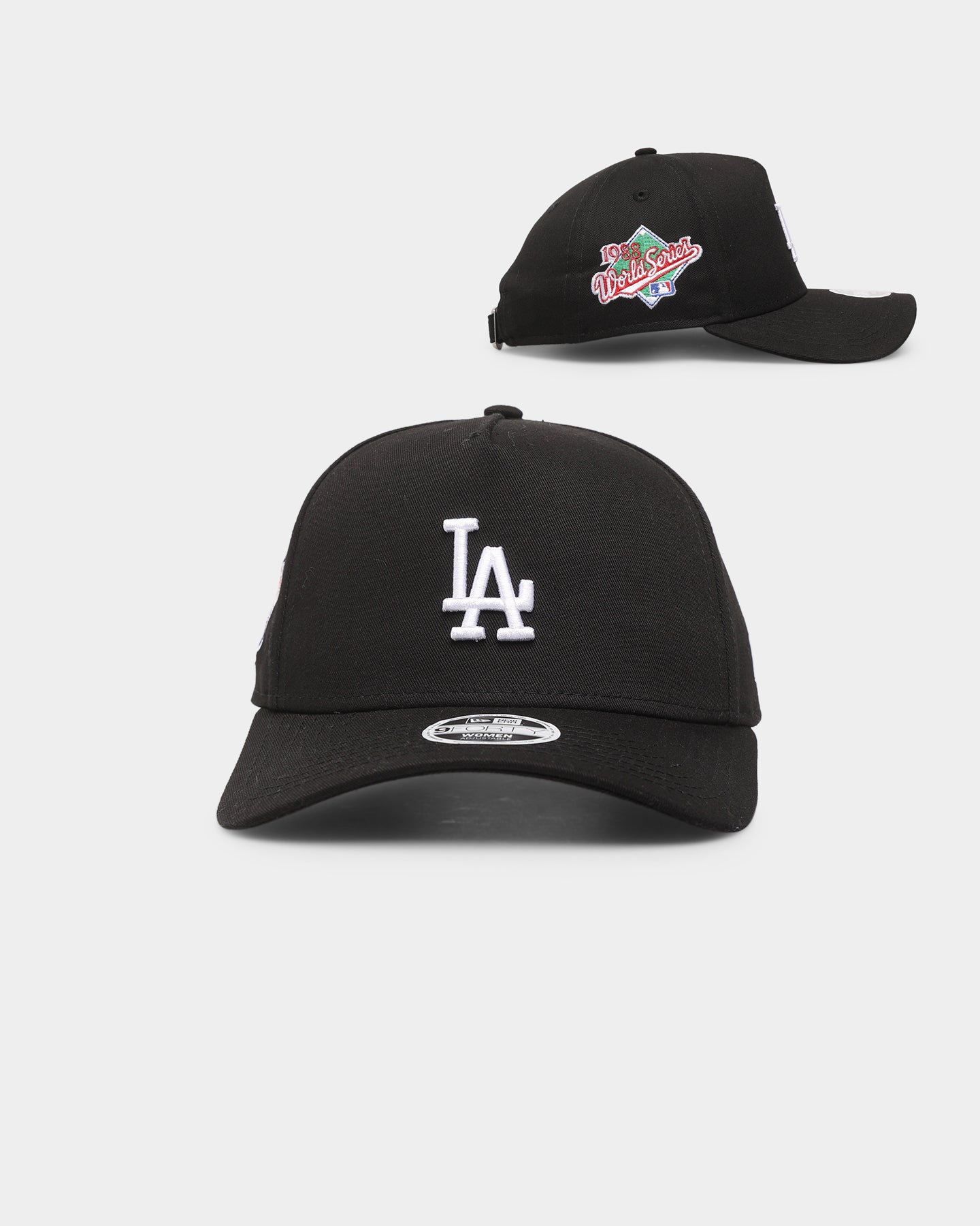 New Era Women’s Los Angeles Dodgers “Black & White World Series” 9FORTY A Frame Black/White