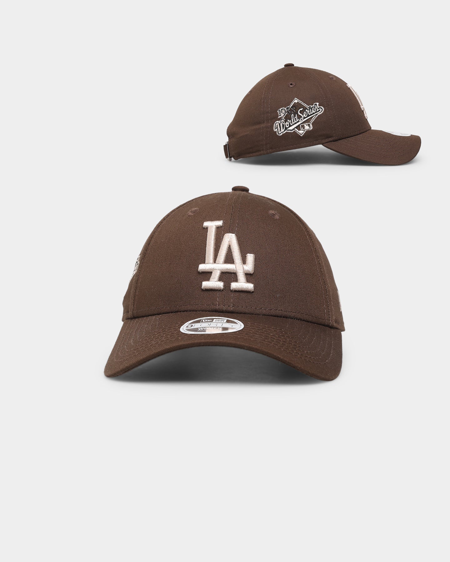 New Era Women’s Los Angeles Dodgers ‘Choc Wafer’ 9FORTY Casual Strapback Walnut