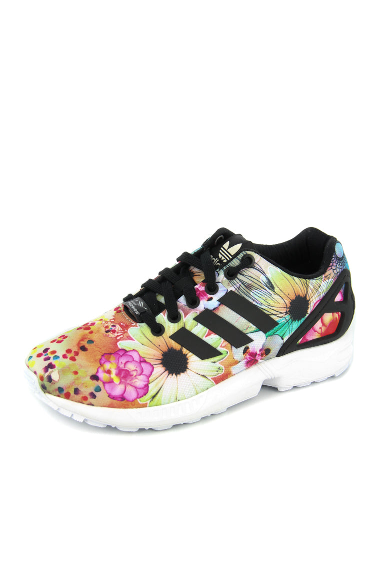 black floral adidas flux