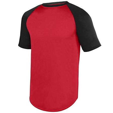 wicking short sleeve baseball jersey