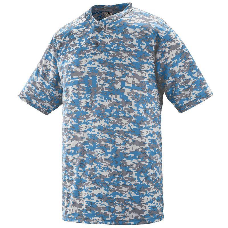 Youth Digi Camo Wicking Two-Button Jersey