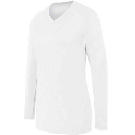 Ladies Long Sleeve Solid Jersey