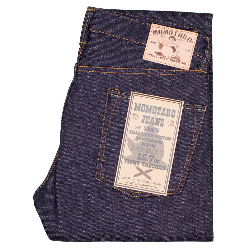 Momotaro - 0306-V 15.7oz Selvedge Denim - Tight Tapered Fit – Miloh Shop