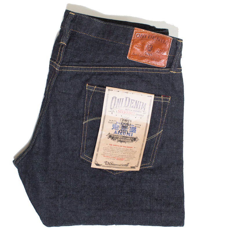 Oni Denim - 622ZR Aizumi Secret Denim 16 OZ Ink Dyed Relax Tapered ...