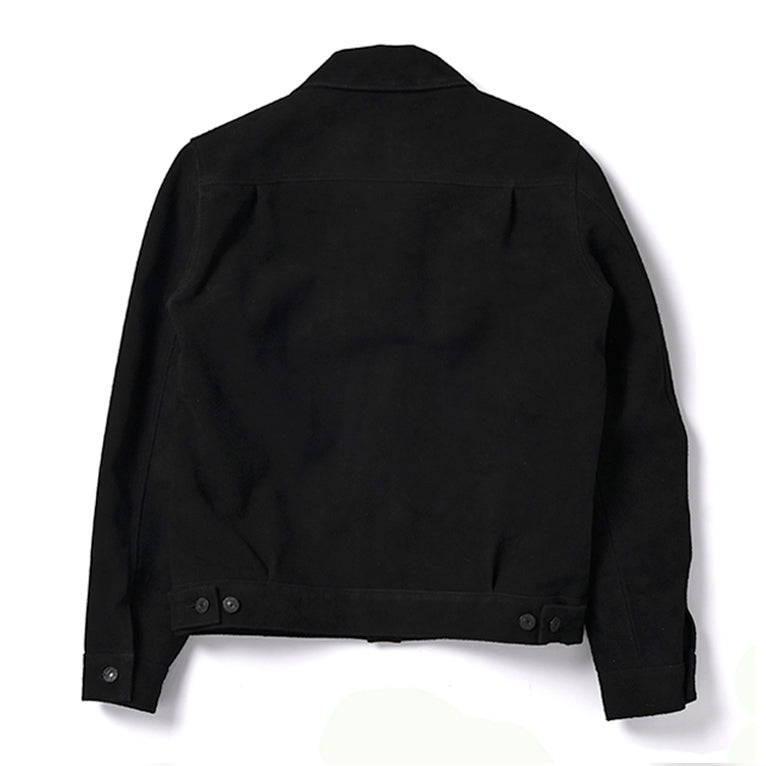 Studio D'Artisan - Black Suede Type II Leather Jacket – Miloh Shop