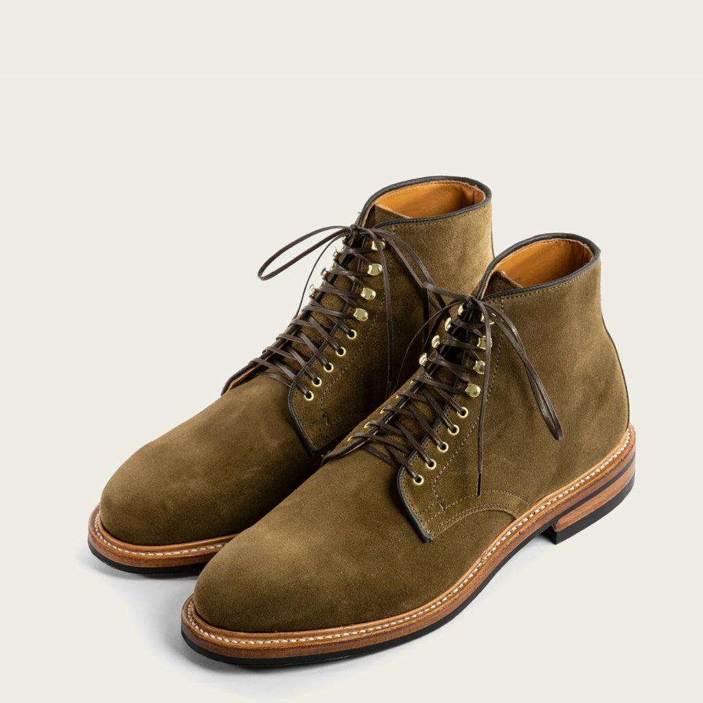 bamboo suede boots