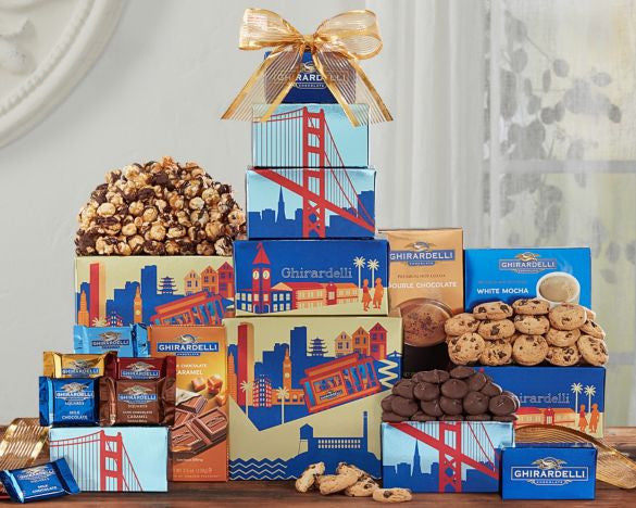 Christmas Gift Baskets Ghirardelli Company Tower
