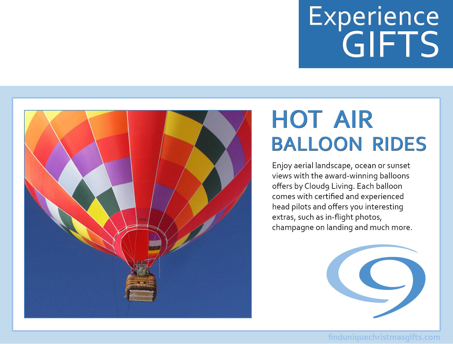 Hot Air Balloon Rides - Give a Shared 