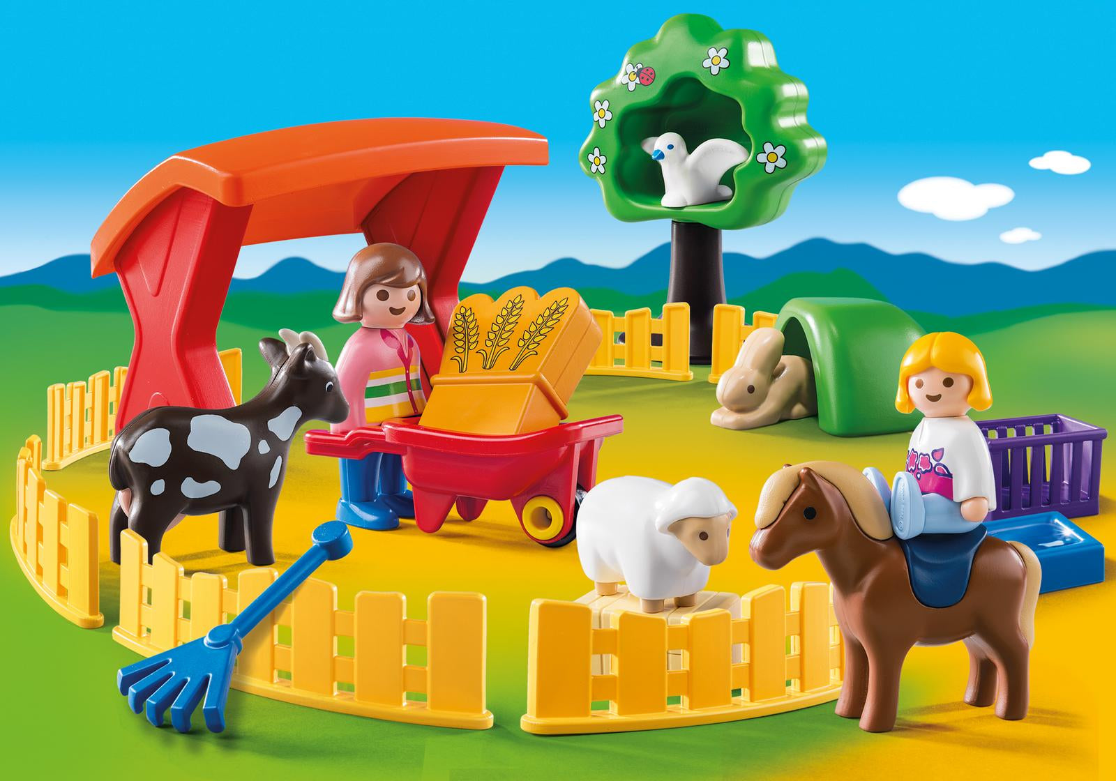 playmobil petting zoo