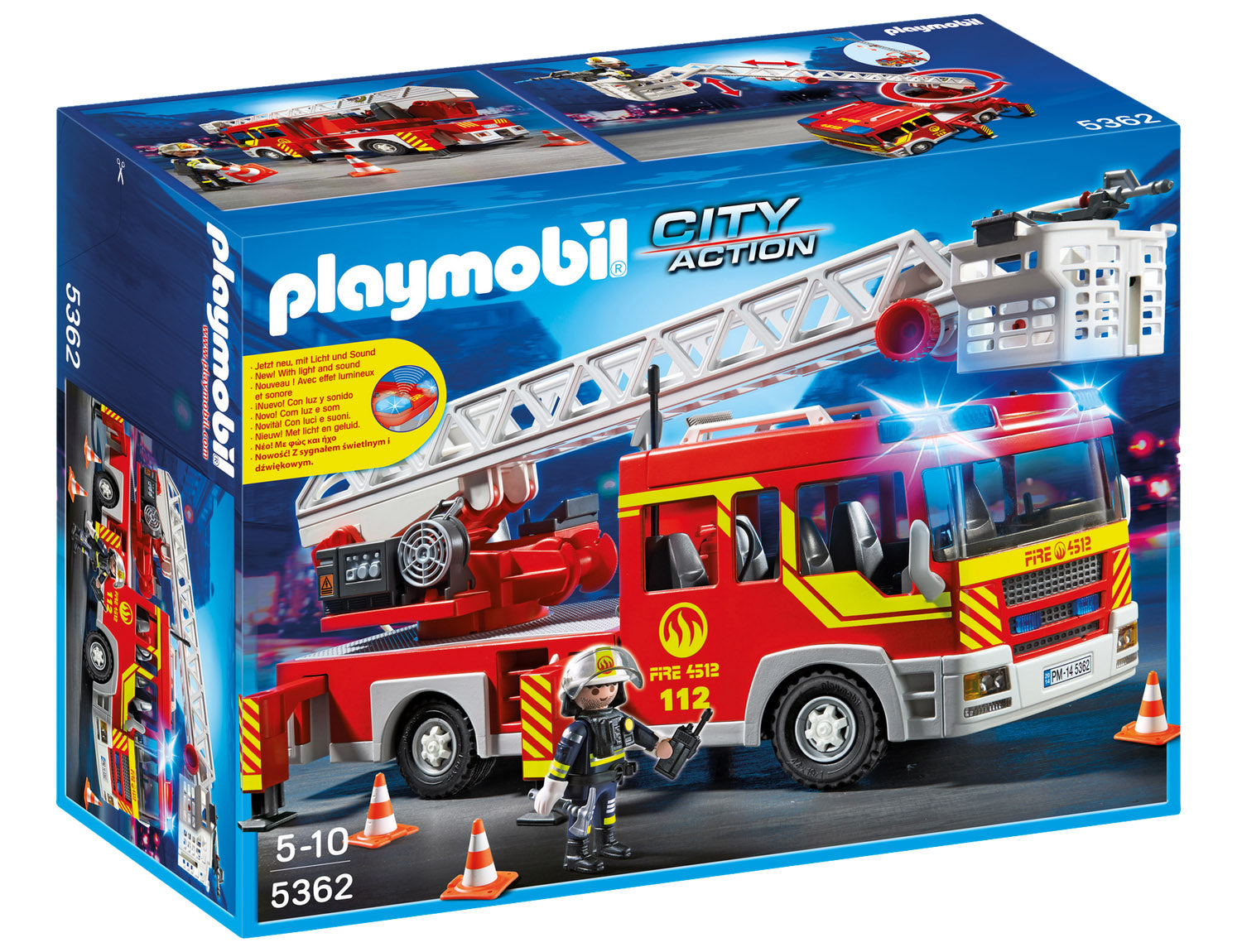 playmobil city action fire