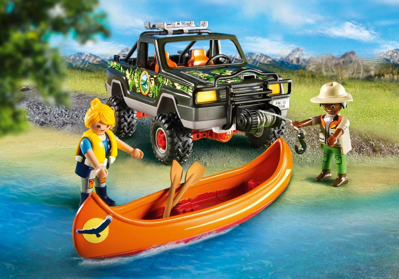 playmobil wildlife truck