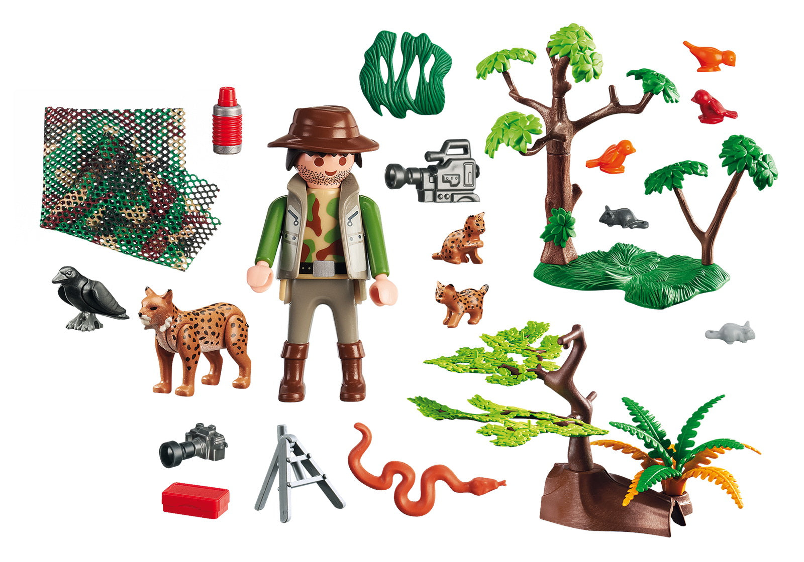 playmobil lynx family