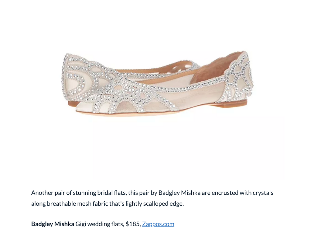 The Knot - Jewel Badgley Mischka / Badgley Mischka Bridal Footwear Edi ...