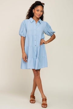 Light Blue Air Flow Dress