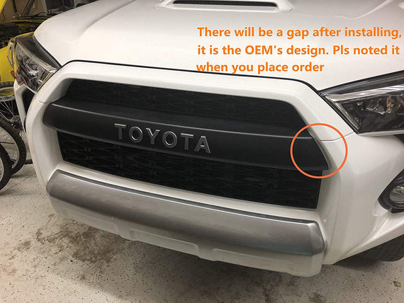 14 Toyota 4runner Trd Pro Front Bumper Grille Replacement Prestige Motors