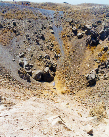 Active volcano in Santorini 1994
