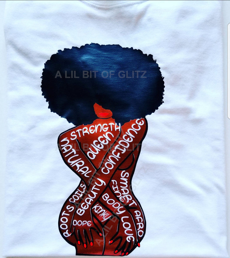 afro queen shirt