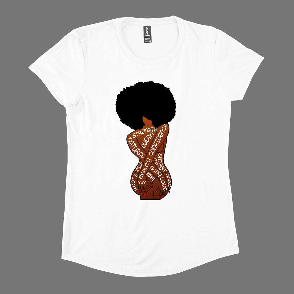 Natural Hair Love Yourself Shirt Queen Shirt Afro Black