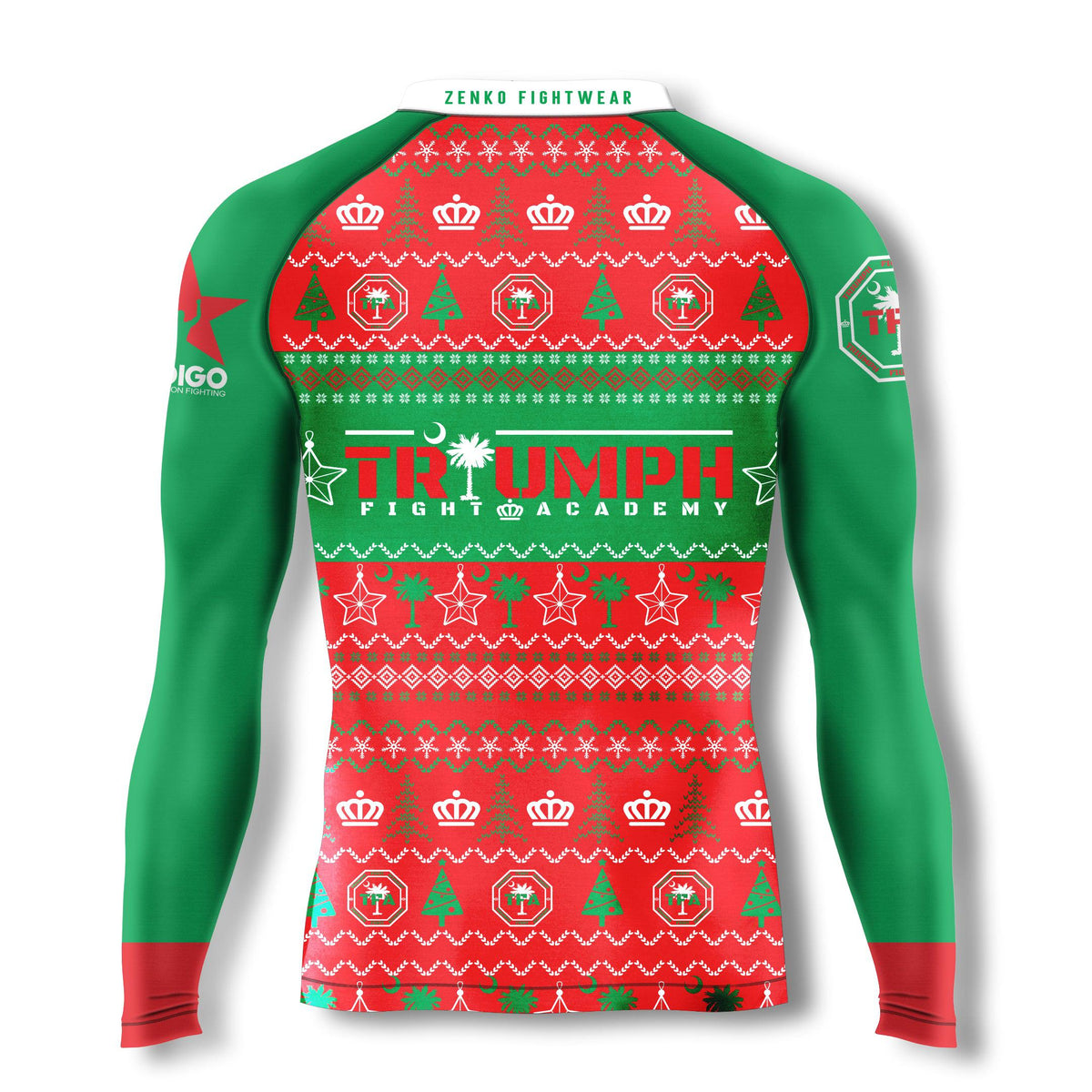 Triumph Christmas Sweater Long Sleeve Rashguard – ZENKO FIGHTWEAR™