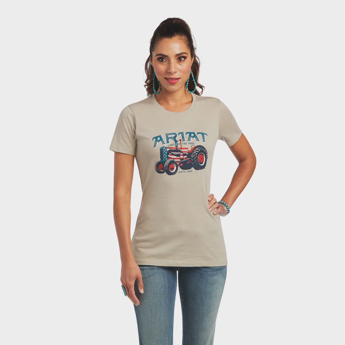 Ariat Women's Fishing Shirt - Horses
