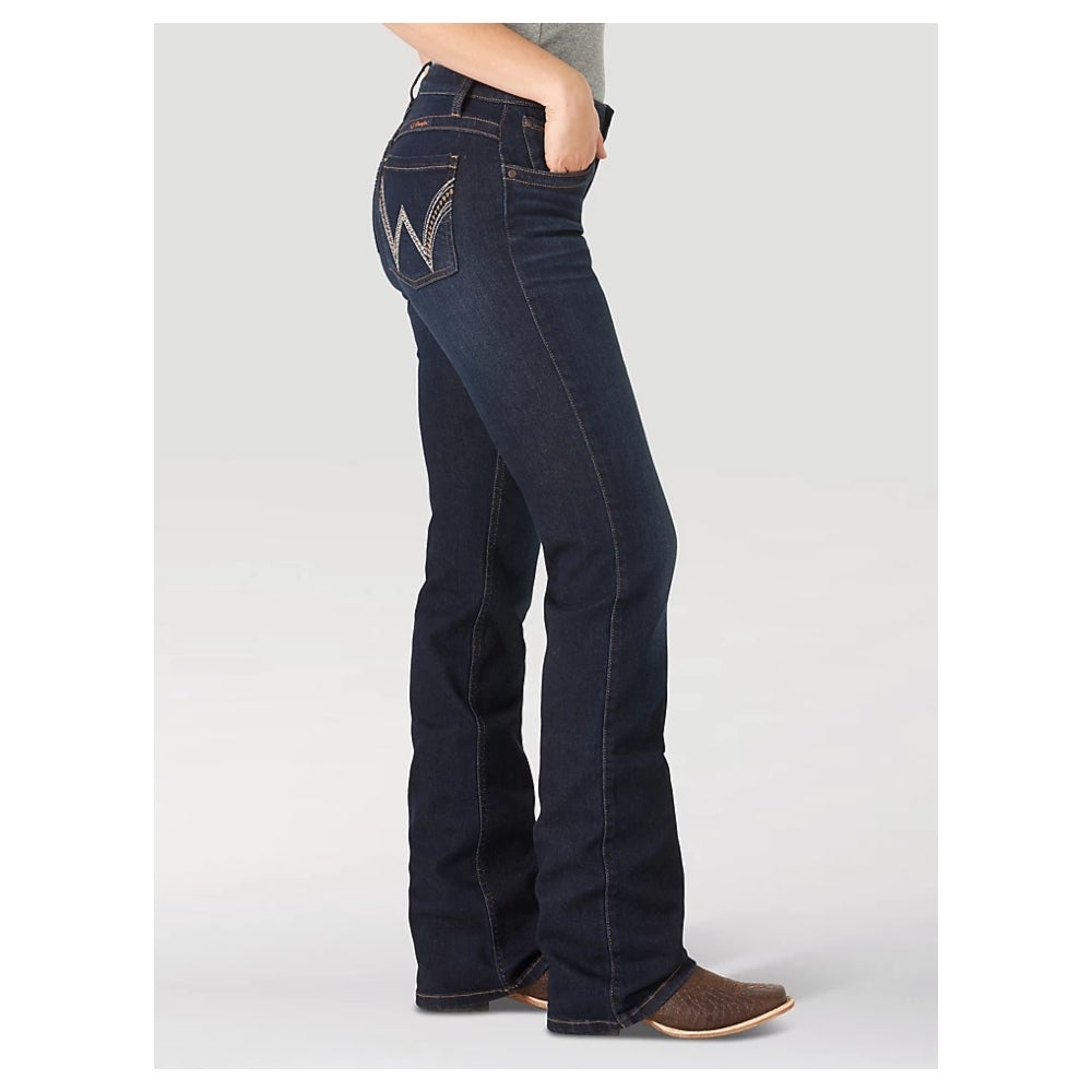 Buy Wrangler  Classics Womens Mid Waist Bootcut Jeans (W/091041/FV4) Deep  Stone Online Australia