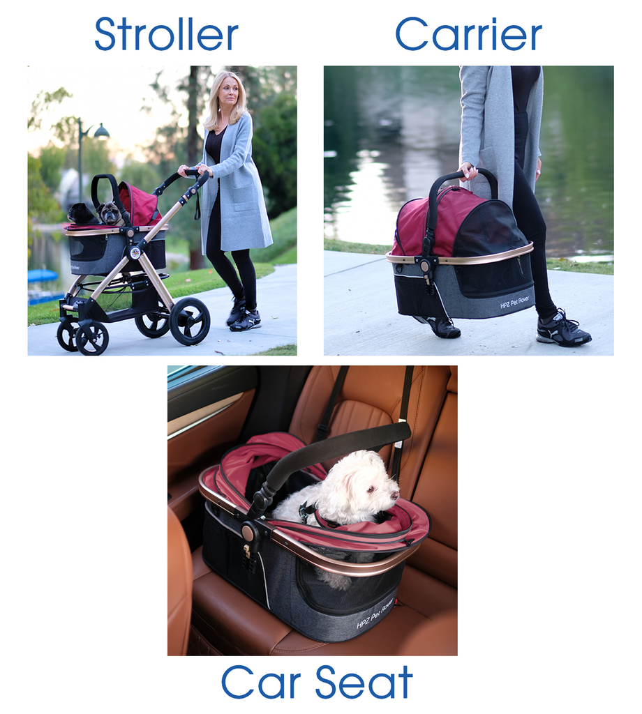 baby stroller with dog carrier
