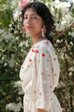 Ladybird Pure Cotton Hand Embroidered Summer Dress For Women Online
