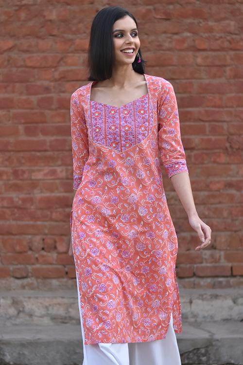 okhai long kurta sale