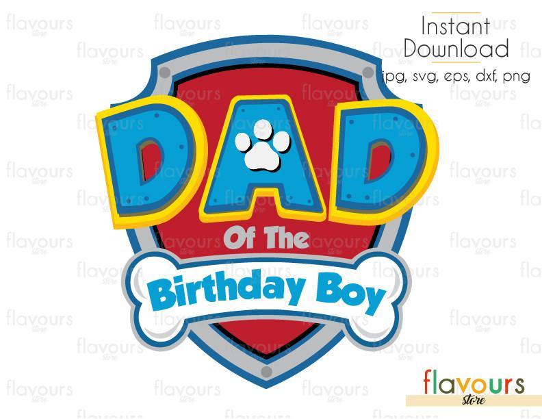 paw patrol birthday boy svg free